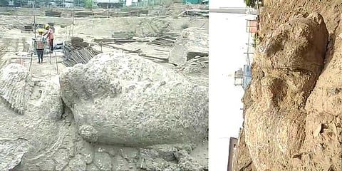 The sculpture was found on the premises of the Emar Mutt near the 12th-century Jagannath Temple.