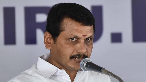 Former Tamil Nadu minister V Senthil Balaji 