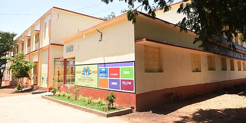 A school developed under Nadu-Nedu in Nellore district. (File Photo| EPS)