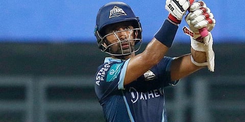 Gujarat Titans​ wicketkeeper-batter Wriddhiman Saha (Photo| Twitter)