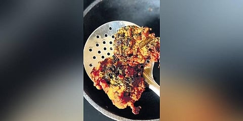 Fritters are the go-to food when  it rains in India
