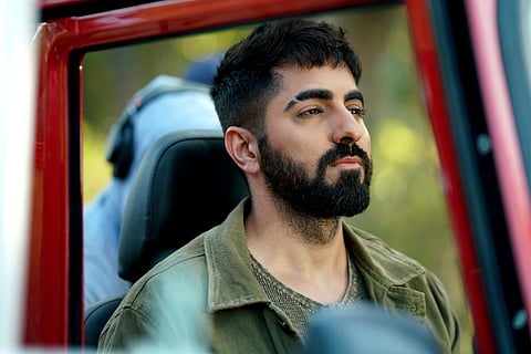 Actor Ayushmann Khurrana in Anubhav Sinha's Anek. (Photo | IMDb)