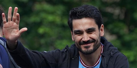 Manchester City forward Ilkay Gundogan (Photo | AP)