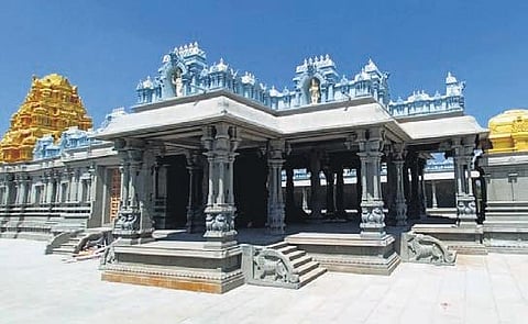 Sri Venkateswara temple built at Amaravati. (File Photo)