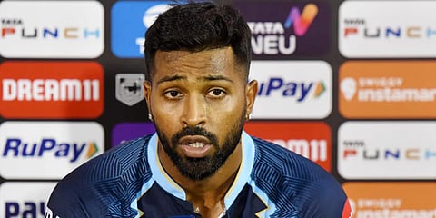 Gujarat Titans skipper Hardik Pandya (Photo| Twitter)