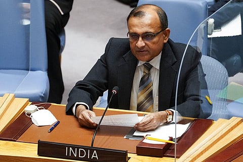 India's Ambassador to the United Nations T. S. Tirumurti (Photo | AP)