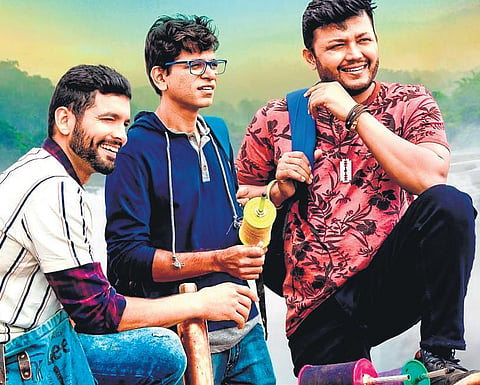 A still from the film Gaalipata 2