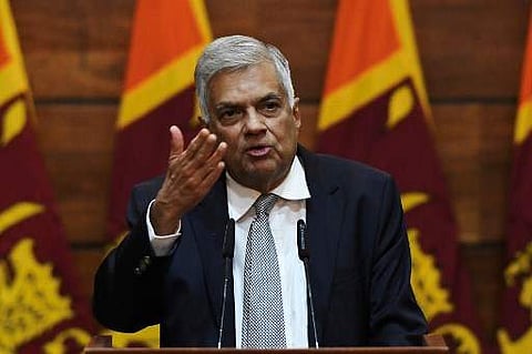 Prime Minister of Sri Lanka Ranil Wickremesinghe. (File| AFP)