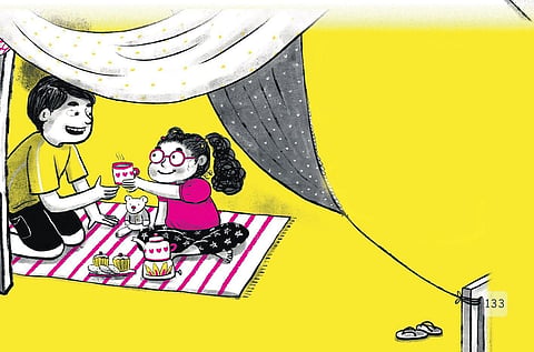 An illustration from 'Tales for Tweens'.