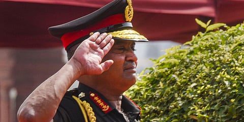 Army chief General Manoj Pande (Photo| PTI)