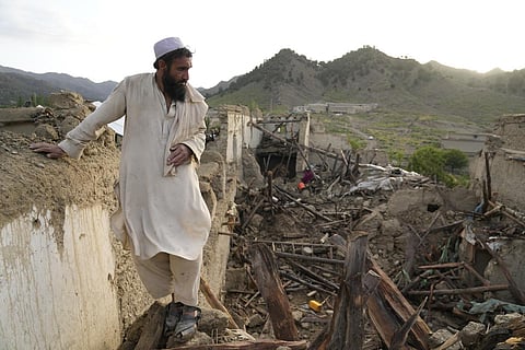 A powerful earthquake struck a rugged, mountainous region of eastern Afghanistan, flattening stone and mud-brick homes and killing at least 1,000 people.  (Photo | AP)