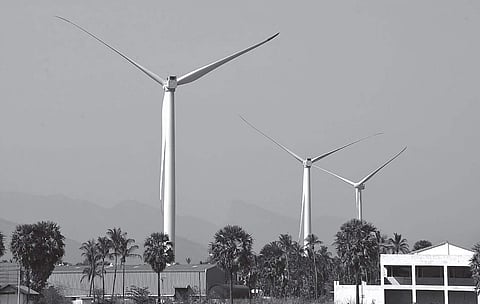 The Inox Wind farm at Kanjikode which is ready for commissioning. Image for representative purpose only.