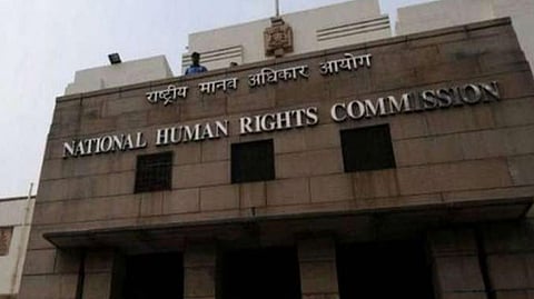 National Human Rights Commission headquarters in New Delhi. 