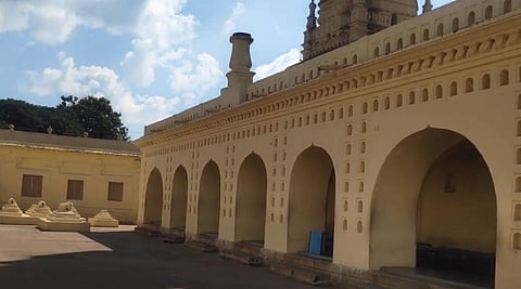 Built by Tipu Sultan in 1786-87, Jamia mosque is also called as Masjid-i-Ala and is located inside the Srirangapatna fort. (File Photo)