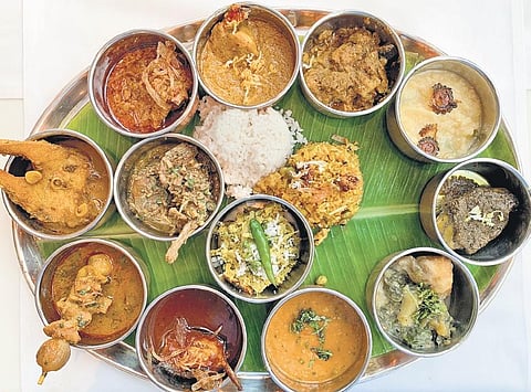 A dish by Sen for 'The Goalondo Steamer Sails Again', a pop-up organised by The Oberoi, Gurugram.  (Photo | Marryam H. Reshii)