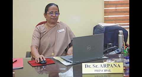 Dr Sr Arpana, principal, MCC