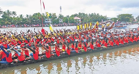 A view from Champakkulam Moolam boat race