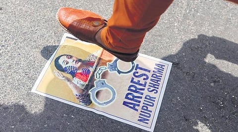 Uproar over the remarks made by the former national spokesperson of the BJP—Nupur Sharma—against Prophet Muhammad