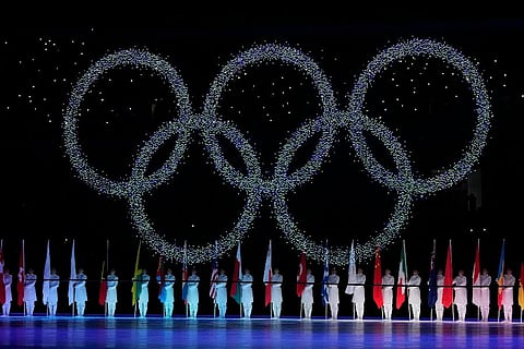 The Olympic rings ( Photo | AP)