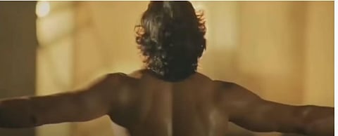 Actor Vijay Deverakonda from his  his upcoming film 'Liger'. (Photo | Youtube)