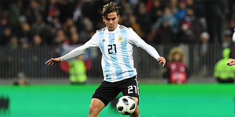 Argentina forward Paulo Dybala (File Photo | AP)