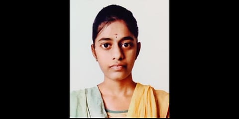 Jasthi Haritha Varshini who committed suicide at Nandigam in NTR district.