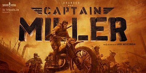 Dhanush announces his new film 'Captain Miller'.(Photo | Screengrab, Twitter)