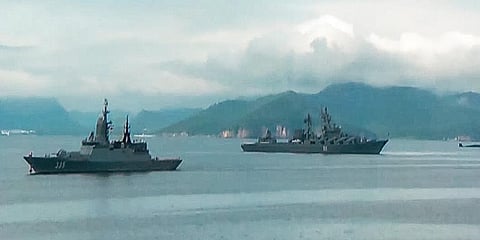 Russian Navy warships image used for representation. (File Photo | AP)