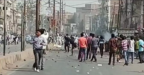 Kanpur violence. (File Photo | Twitter, Screengrab)