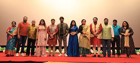 Team Chowkabara at the audio launch (Photo | Twitter/ @  Chowkabara)
