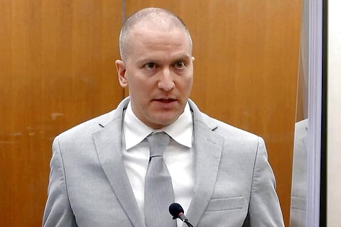 Derek Chauvin, the former Minneapolis police.  (Photo | AP)