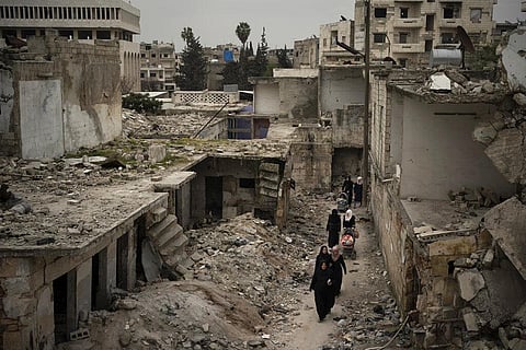 Aid agencies warn that if Russia vetoes, which would maintain two border crossing points from Turkey to deliver aid, food would be depleted in Idlib by September 2022. (Photo | AP)