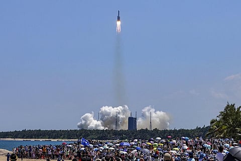 There was no reported damage in a western Philippine region, where debris from a rocket that boosted part of China’s new space station reportedly fell. (Photo |AP)