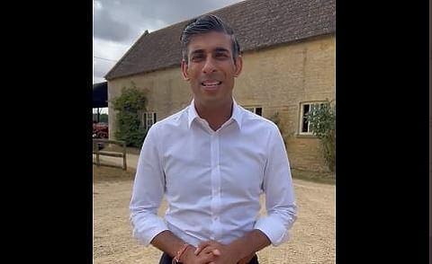 Rishi Sunak (Photo |  Rishi Sunak @ Twitter)