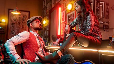 A still from 'Thallumaala'