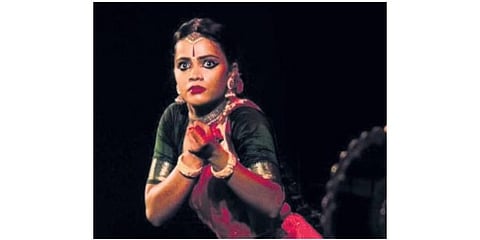 Delhi-based Bharatanatyam dancer Sudhana Sankar.