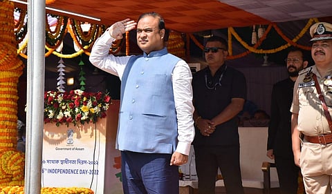 CM Himanta Biswar Sarma said his government will file a petition requesting the judiciary for the withdrawal of the cases. (Photo | Twitter/@himantabiswa)