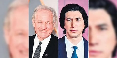 Director Michael Mann (L) and  Adam Driver (R).(File)