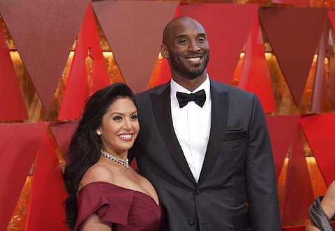 Vanessa Bryant, left, and Kobe Bryant at the Oscars. (File Photo | AP)