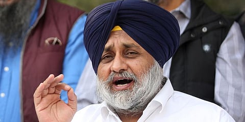 Shiromani Akali Dal president Sukhbir Singh Badal (Photo | PTI)
