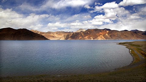 Pangong Lake in Ladakh. 