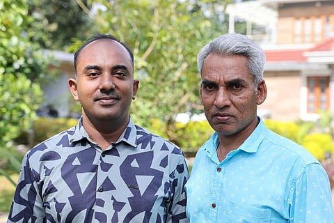 Sha Thachillam, right, with  film director Chidambaram Palaniyappan