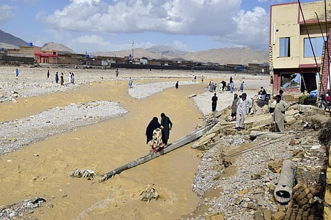 The monsoon season, which began earlier than normal this year, has lashed Pakistan with particularly heavy rains. The flash floods, caused by such abnormal monsoon rains have rendered more than 33 million people in Pakistan homeless, says the country's National Disaster Management Authority. (Photo | AP)