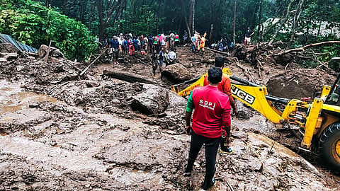 Heavy rain in Kodaikanal on Sunday night triggered landslides, sending boulders onto several hill roads on Monday. 