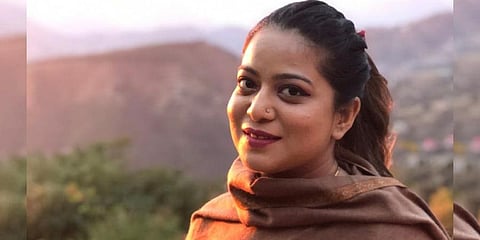 Jamia student Safoora Zargar was arrested in connection with the protests in northeast Delhi’s Jaffrabad in February 2020. (Photo | Twitter)