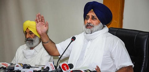 Shiromani Akali Dal chief Sukhbir Singh Badal. (File Photo | PTI)