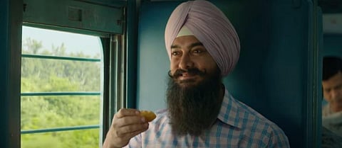 Aamir Khan from the movie 'Laal Singh Chaddha'. (Photo | Youtube)