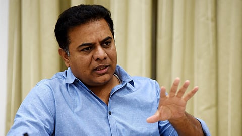 Bharat Rashtra Samiti Working President KT Rama Rao.