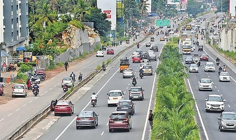 NH66 bypass from Kazhakoottam to Kovalam (Photo | B P Deepu, EPS)
