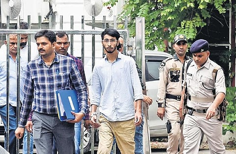 Mohsin Ahmad arrested on Sunday for his alleged links with the IS. (Photo |  Parveen Negi)